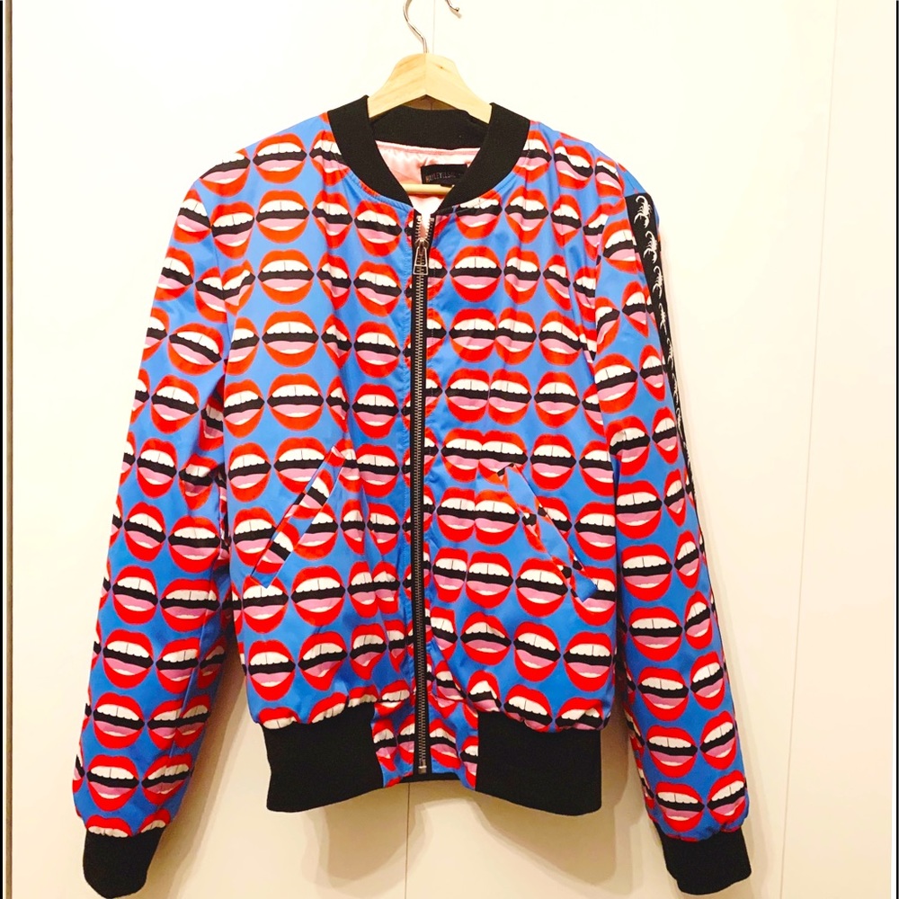 Mouthy Bomber Jacket by Hayley Elsaesser